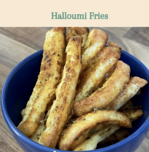 Ketogene Rezepte: Halloumi Fries